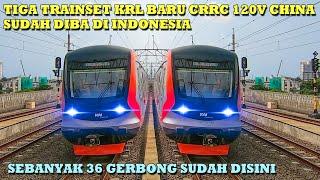 MANTAB 12 Gerbong Kereta Baru China CRRC 120V Sudah Dikirim Ke Depok 12 Gerbong Lagi Segera Menyusul