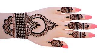 easy top Arabic mehndi design-weddingDulhan special #mehndidesign-simple#henna #madhi#eid #mehandi