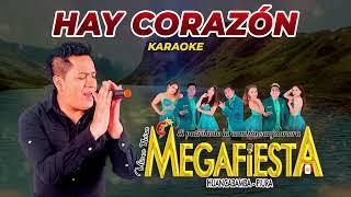 HAY CORAZÓN (KARAOKE) - MEGAFIESTA - EL PATRÓN ESTUDIOS