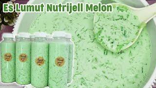 RESEP ES LUMUT NUTRIJELL RASA MELON | IDE JUALAN MINUMAN KEKINIAN