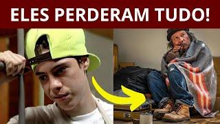 ATORES QUE FICARAM SEM TETO | 20 FAMOSOS BRASILEIROS QUE PERDERAM TUDO E FICARAM POBRES NA SARJETA!