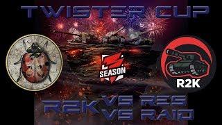 World of Tanks Blitz - Twister Cup Round Robin - R2K vs RES and vs RA1D