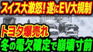 インフラ崩壊で遂にスイスがEV規制へ！トヨタ潰しに動いた欧州の大失敗…やっぱりトヨタが爆売れしてしまう【その他１本】