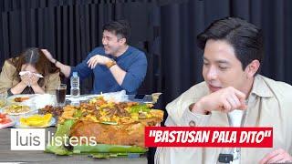 LUIS LISTENS TO ALDEN RICHARDS & JULIA MONTES + FILIPINO FOOD MUKBANG | Luis Manzano