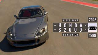 Honda S2000 Video Game Evolution (1999-2023)