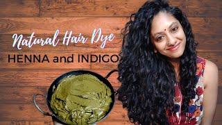 How to Naturally Dye your hair with Henna and Indigo | Curly Girl in Malayalam