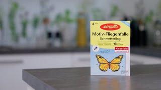 Aeroxon Motiv-Fliegenfalle Schmetterling – fängt Fliegen am Fenster