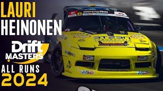 Lauri Heinonen 2024 Drift Masters Champion • All Runs