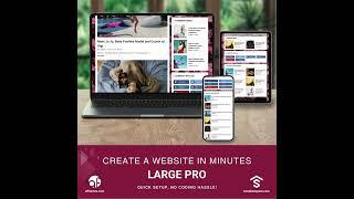  Large Pro: Your Dream Site in Minutes! One-Click Import, Zero Coding Hassles! 