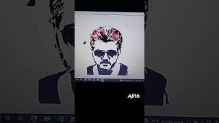 Thala Ajith, animating in python with sketchpy || turtle || Sketchpy || Code Hub