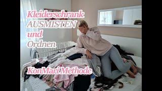 Kleiderschrank ausmisten  (KonMari Methode) Endlich Ordnung in 5 Schritten I  Alinasfamilytime