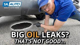 Oil Puddle Under Your Car or Truck? How to Track Down Oil Leaks!