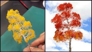 How to make a STUNNING Tree for Diorama - Simple and easy