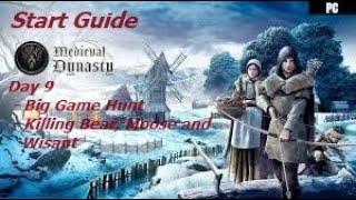 Medieval Dynasty. Start Guide. Day 9. Big Game Hunt.