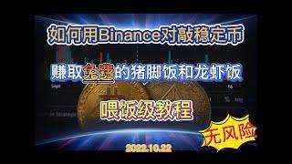 无风险通过Binance对敲USDT和BUSD实现猪脚饭和龙虾饭自由——2022.10.22