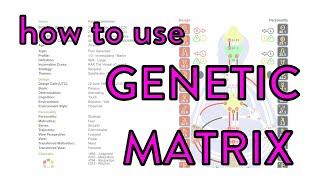 How to Read Your Human Design Chart/BodyGraph on GeneticMatrix.com