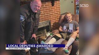 5 Sullivan Co. deputies honored for valor, life-saving efforts