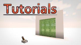 SLIMEBLOCK PISTON DOOR (Minecraft: Tutorial)