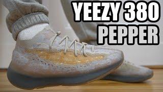 ADIDAS YEEZY 380 PEPPER REVIEW & ON FEET + SIZING & RESELL... ARE THESE UNDERRATED?