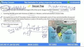 Deccan trap | Stratigraphy Series | GeologyConcepts.com