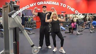 BRINGING MY GRANDMA TO THE GYM (GONE RIGHT)