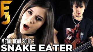 "Snake Eater" - Metal Gear Solid 3 Guitar Cover (Feat. Adriana Figueroa) | FamilyJules