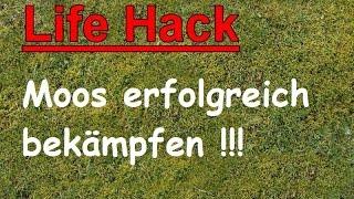 Moos wirksam mit Cola bekämpfen / nachhaltig entfernen – Hausmittel Moosentferner / Lifehack