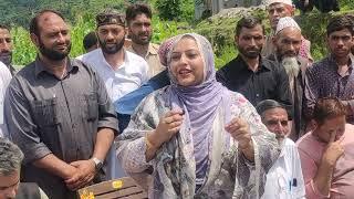 DDC MEMBER SHAZIA KOUSER.from budhal jamola .jamola Nagari road .06 crore tender announced