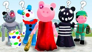NEW ROBLOX PIGGY FAMILY from 3D SANIC CLONES MEMES in Garry's Mod!
