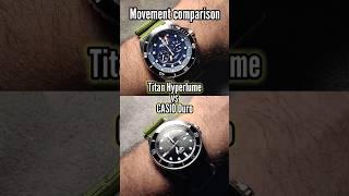 Titan Octane Lumestory Vs Casio Duro |  Movement comparison   | #mustwatch
