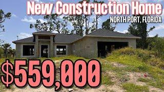 Modern Style New Construction Home Tour | North Port, Florida | 4 Bedrooms | 3 Bathrooms