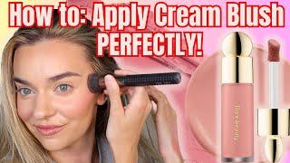 How To Apply Cream Blush PERFECTLY!