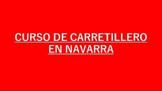 Curso de carretillero en Navarra - Carnet de carretillero en Navarra