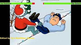Joe Swanson vs. The Grinch with healthbars (December Special)