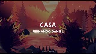  Fernando Daniel - casa (Letra)