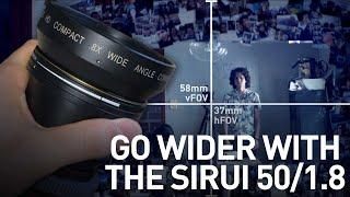 Go wider with the Sirui 50mm f/1.8 1.33x Anamorphic Lens