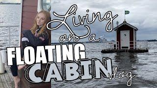 Living on a Floating Cabin Vlog (Utter Inn Västerås)