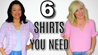 6 *Tops* Every Woman Needs | Must Have Shirts for Women Over 40