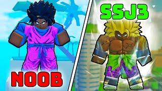 Noob To SUPER SAIYAN 3 in Roblox DRAGON BALL