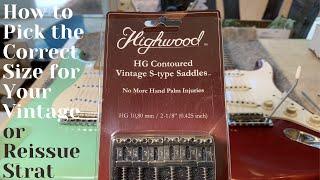 Highwood HG Contoured Vintage Saddles - How to Pick the Correct Size