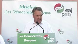 Peio Etxeleku : " le modèle d'EAJ-PNB a toute sa place, en Pays Basque nord"