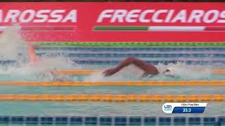 David Popovici | 100m Freestyle | Junior World's | Technique Slo Mo