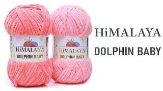 Обзор на плюшевую пряжу для вязания Dolphin Baby Himalaya с живыми образцами