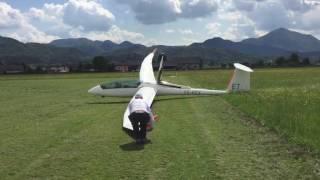 Arcus M engine start and self launch take-off