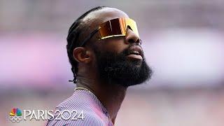 Freddie Crittenden opts to jog through 110m hurdles heat | Paris Olympics | NBC Sports