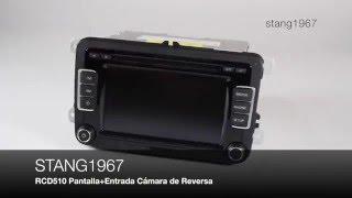 RCD510 Premium Volkswagen con Entrada para Cámara de Reversa