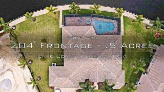 Rare Gulf-Access Home - 204' Canal Frontage, 0.47 Acres in Southwest Florida, Cape Coral - 4K