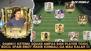 DAMN!!! KETEMU PLAYER TOXIC DAN SQUAD AMPAS,BOCIL EMOT MERESAHKAN COK !!! #fifamobile #fcmobile