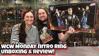 WCW Monday Nitro Ring Mattel Unboxing & Review!