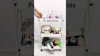 Space saving tips Foldable portable rolling rack for any room. Link in description #Shorts